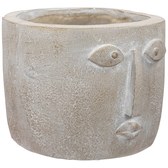 8.5" Small Face Ceramic Outdoor Garden Planter